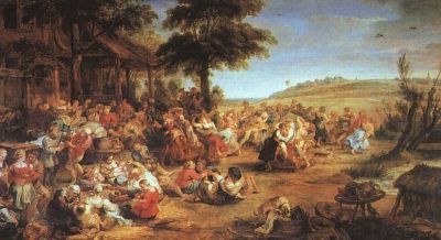 art oil painting reproduction of  Rubens The Village Fete museum quality handmade