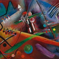 Rudolf Bauer Con Roso 1918