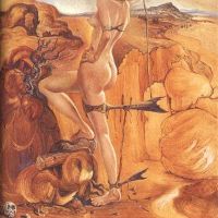 Salvador Dali Costume For A Nude With A Codfish Tail - 1941