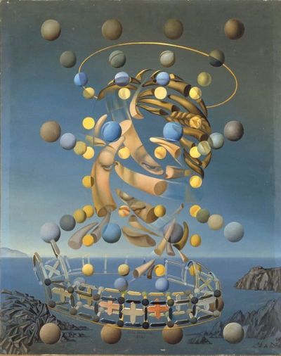 art oil painting reproduction of  Salvador Dali Maximum Speed Of Raphael S Madonna museum quality handmade