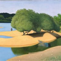 Vallotton - Sands On The Edge Of The Loire 1923 By Felix Vallotton artwork on canvas