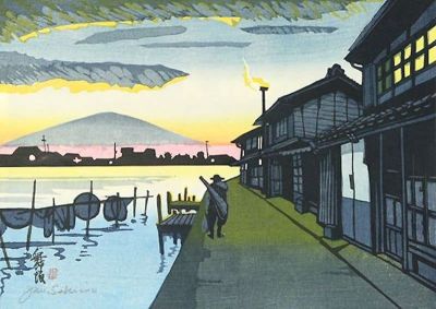 art oil painting reproduction of  Sekino Junichiro Fifty-three Stations Of The Tokaido museum quality handmade