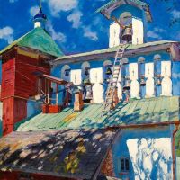 Sergei Arsenevich Vinogradov The Belfry Of The Pskovopechersky Monastery - 1929