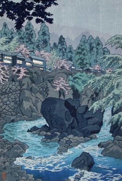 art oil painting reproduction of  Shiro Kasamatsu Environs Of Higa In Hakone museum quality handmade