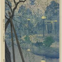 Shiro Kasamatsu Misty Evening At Shinobazu Pond