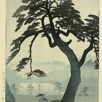Shiro Kasamatsu Pine In Rain 1938