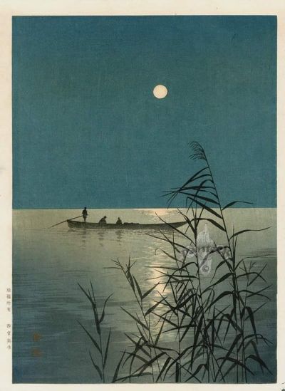 art oil painting reproduction of  Shoda Koho Moonlight Sea museum quality handmade