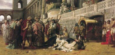art oil painting reproduction of  Siemiradzki Henryk A Christian Dirce museum quality handmade