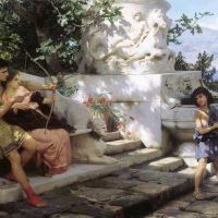 Siemiradzki Henryk Dangerous Lesson 1886