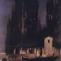 Siemiradzki Henryk Departure From The Island At Night 1890