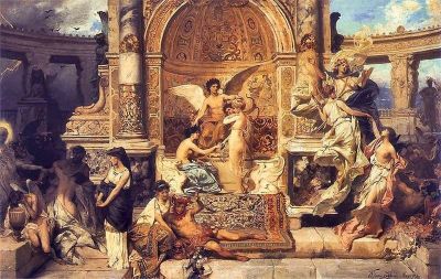 art oil painting reproduction of  Siemiradzki Henryk Design Of Curtain For The Juliusz S Owacki Theatre In Krakow 1894 museum quality handmade