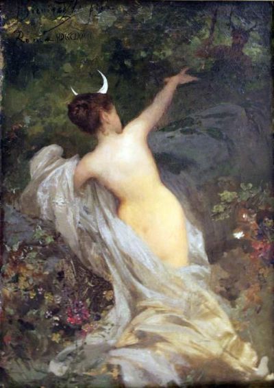 art oil painting reproduction of  Siemiradzki Henryk Diana And Actaeon 1886 museum quality handmade