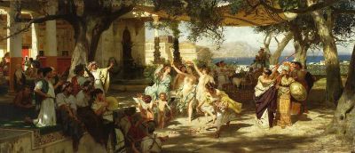art oil painting reproduction of  Siemiradzki Henryk Judgement Of Paris museum quality handmade