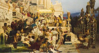 art oil painting reproduction of  Siemiradzki Henryk Nero S Torches 1882 museum quality handmade
