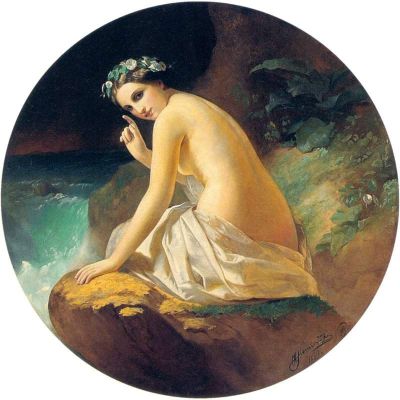 art oil painting reproduction of  Siemiradzki Henryk Nymph 1869 museum quality handmade