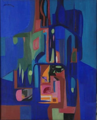 art oil painting reproduction of  Siri Rathsman Composition 1951 museum quality handmade
