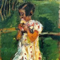 Soutine Girl At Fence