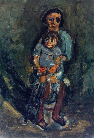 art oil painting reproduction of  Soutine Mother And Child museum quality handmade