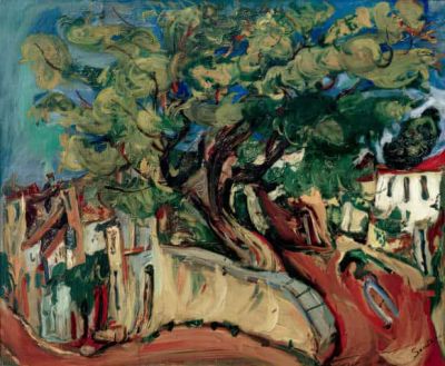 art oil painting reproduction of  Soutine Paysage De Cagnes museum quality handmade