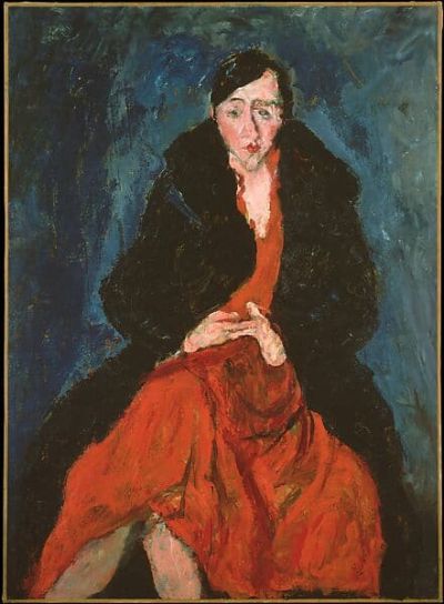 art oil painting reproduction of  Soutine Portrait Of Madeleine Castaing museum quality handmade