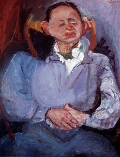 art oil painting reproduction of  Soutine Portrait Of Sculptor Oscar Miestchaninoff museum quality handmade