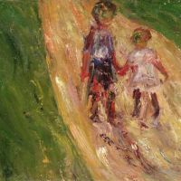 Soutine Two Children On A Road