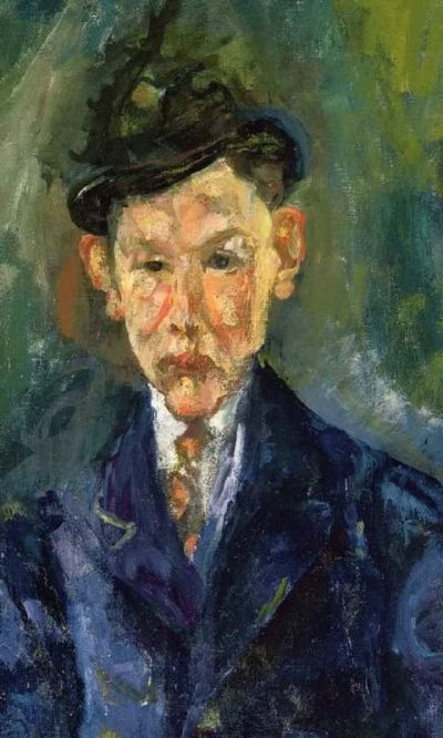 art oil painting reproduction of  Soutine Young Man Wearing A Small Hat museum quality handmade