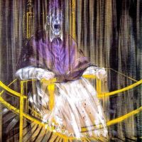 Bacon - Study After Velazquez - Portrait Of Pope Innocent X By Francis Bacon artwork on canvas