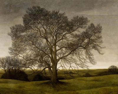 art oil painting reproduction of  Svend Hammershoi Landskab 1901 museum quality handmade