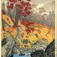 Takahashi Shotei Nembutsu Pool Nikko In Autumn