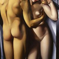 Tamara De Lempicka Adam And Eva 1932 Hand Painted Reproduction