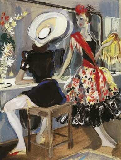 Tatiana Bruni Russian Ballerinas Before Their Entrance Upon A Stage museum quality