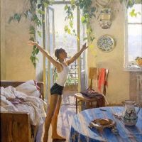 Tetyana Yablonska Morning 1954
