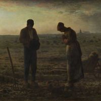 The Angelus - Landscape By Jean-fran Ois Millet