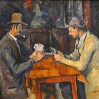 Cezanne - The Card Players By Cezanne artwork on canvas