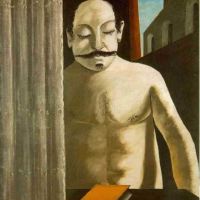 Chirico - The Child Brain By De Chirico artwork on canvas