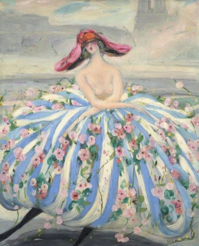 art oil painting reproduction of  Marval - The Dancer From Notre-dame 1921 By Jacqueline Marval museum quality handmade