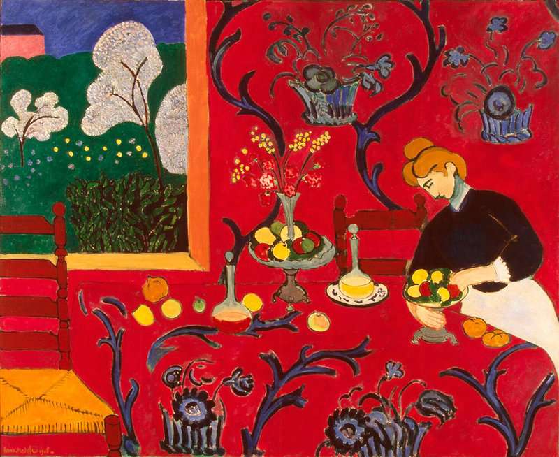 The Desert - Harmony In Red By Henri Matisse museum quality