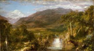 art oil painting reproduction of  The Heart Of The Andes - Landscape By Frederic Edwin Church museum quality handmade