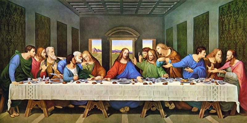 Leonardo Da Vinci, The Last Supper - Restored museum quality