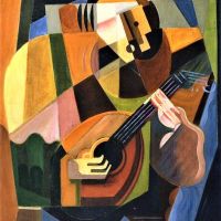 The Lute Player Maria Blanchard - C.1918