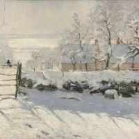 The Magpie - Landscape By Claude Monet