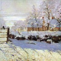 The Magpie By Claude Monet