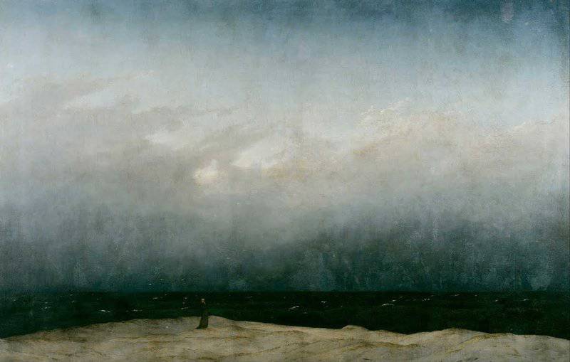 The Monk By The Sea - Landscape By Caspar David Friedrich museum quality