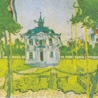 The Town Hall At Auvers - Landsacpe By Vincent Van Gogh