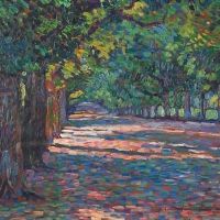 Theo Van Rysselberghe Tree Lined Path 1903