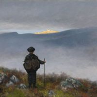Theodor Kittelsen Far Far Away Soria Moria Palace Shimmered Like Gold 1900