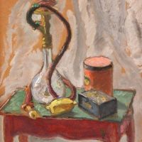 Theodor Pallady Still Life With Hubble-bubble And Boxes