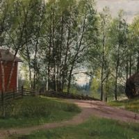 Thorsten Waenerberg Landscape From Espoo 1903 Hand Painted Reproduction