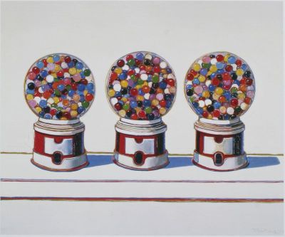 art oil painting reproduction of  Three Machines By Wayne Thiebaud museum quality handmade
